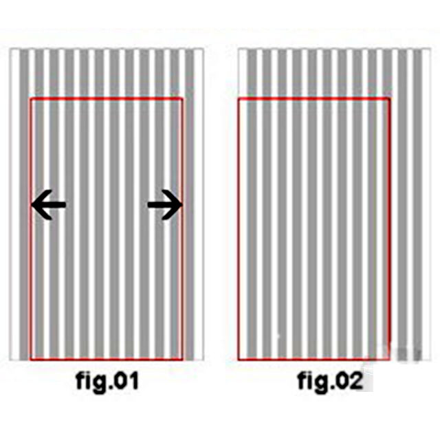 Dekorfolie für Fenster vertikal-1,524 x 1,50 m