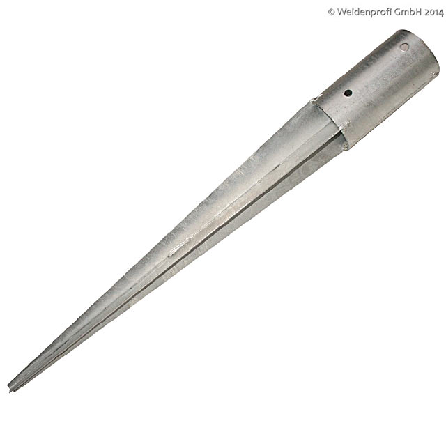 Bodeneinschlaghülse - Verzinkt-8 cm
