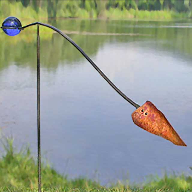 Windspiel  Typ 'Große-Kugel'-blau-grün