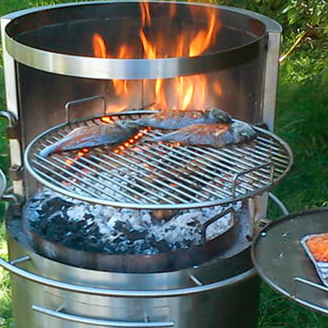 Zubehör für Designer Grillkamine - Grillrost Zubehör für Designer Grillkamine-Fettauffangblech
