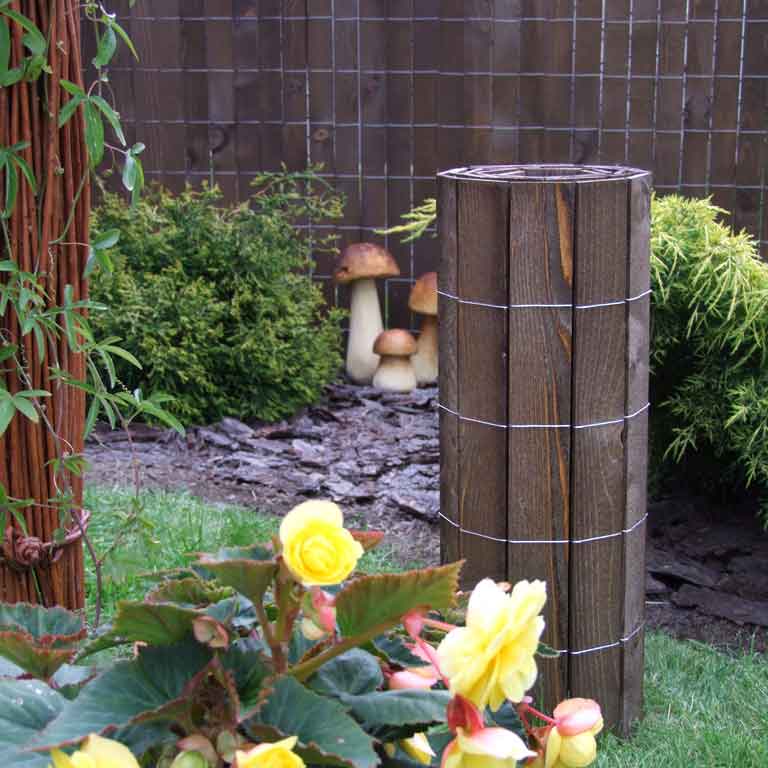 NOOR Naturmatte Fichtenholz B/H  2,00 x 2,00m
