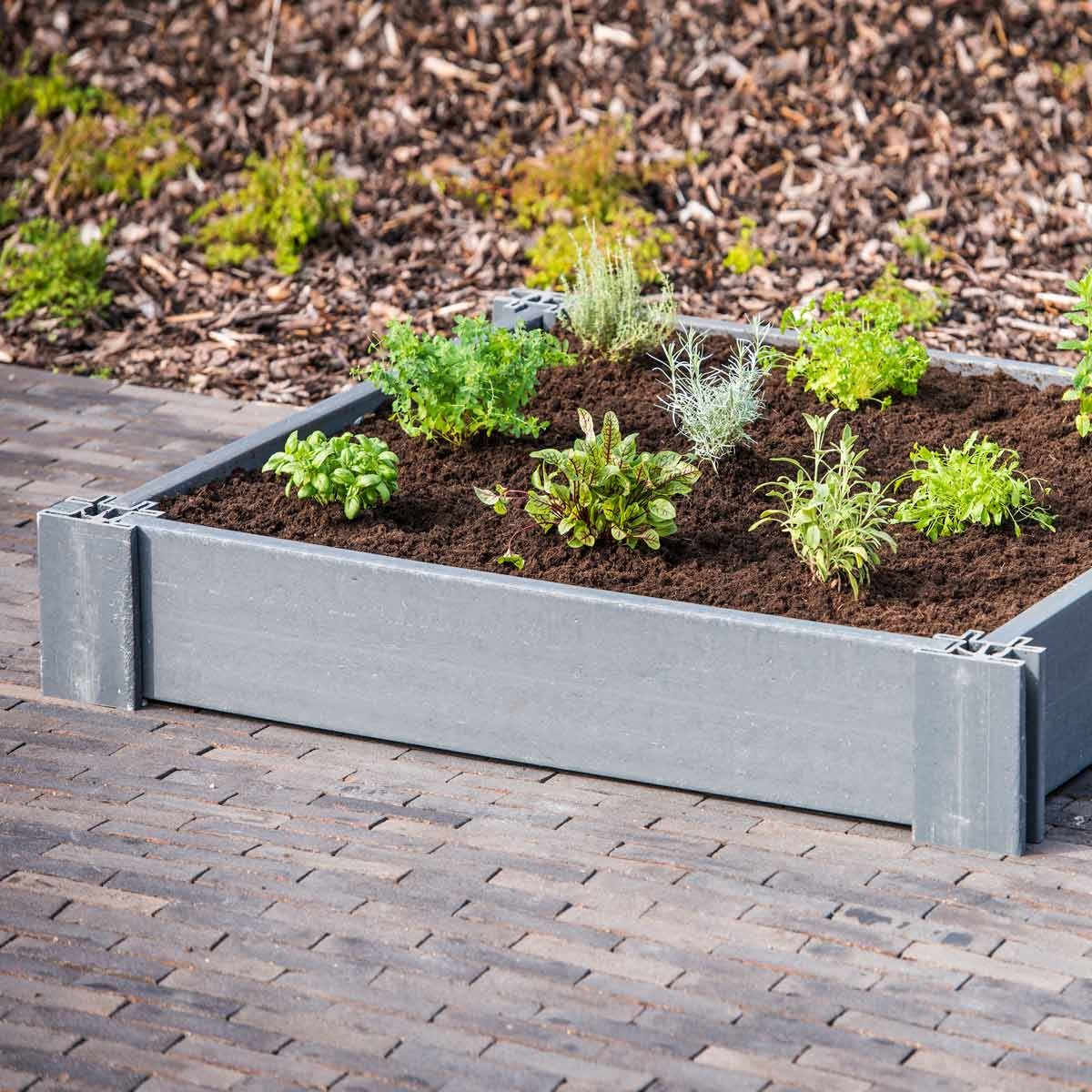 Recycling Kunststoff Hohlprofil für Gartenbeete 22/200/4cm