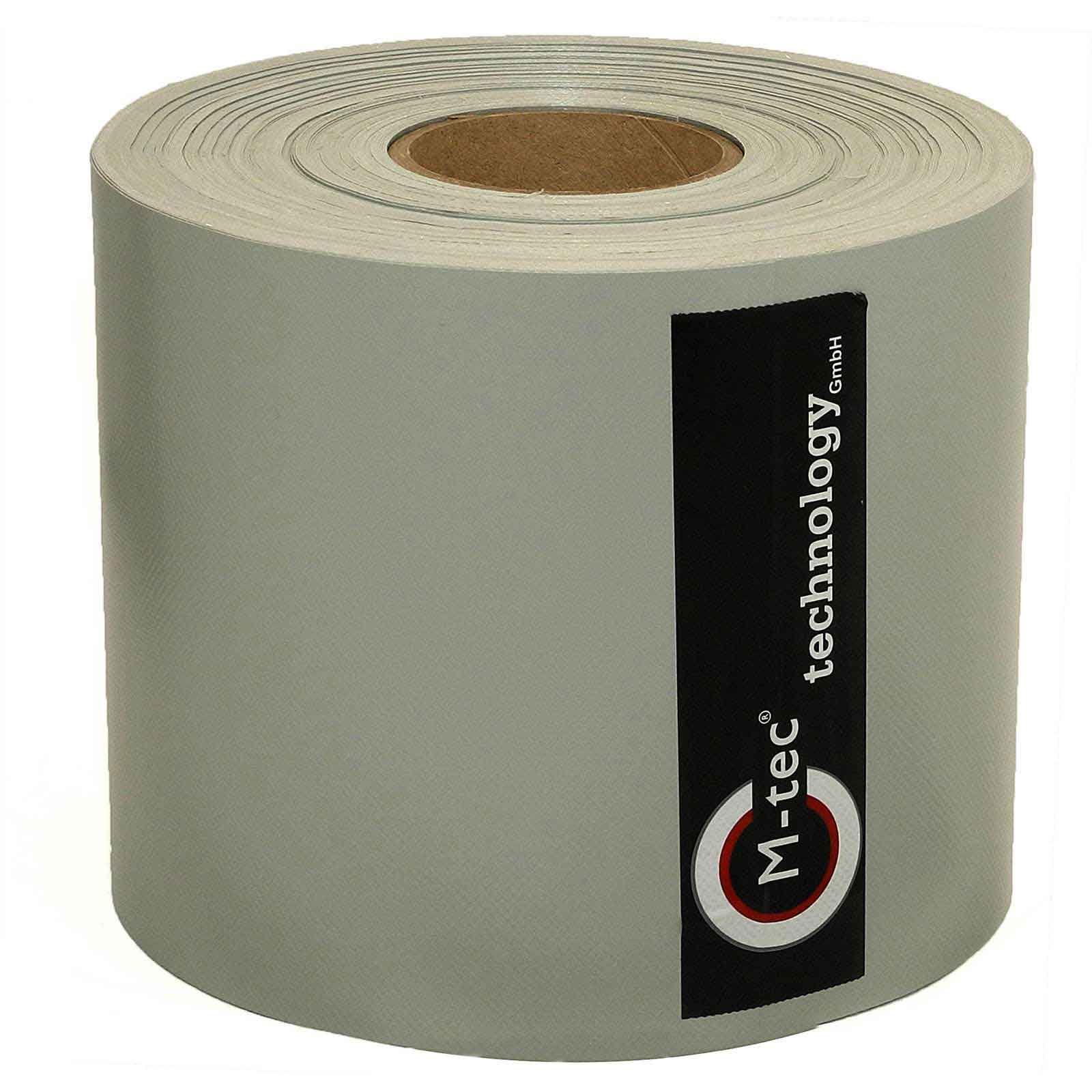 M-tec Profi-line® - Sichtschutzstreifen H=19cm steingrau PVC -Profi -line ® Sichtschutz Sondermaß 0,090 x 65,00 m-weiß