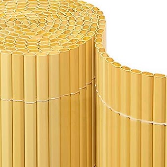 Balkonsichtschutzmatte Kompakt PVC - bambus 0,90 x 3m