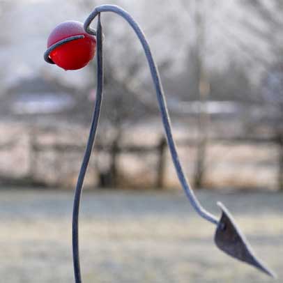 Windspiel  Typ 'Große-Kugel'-blau-grün