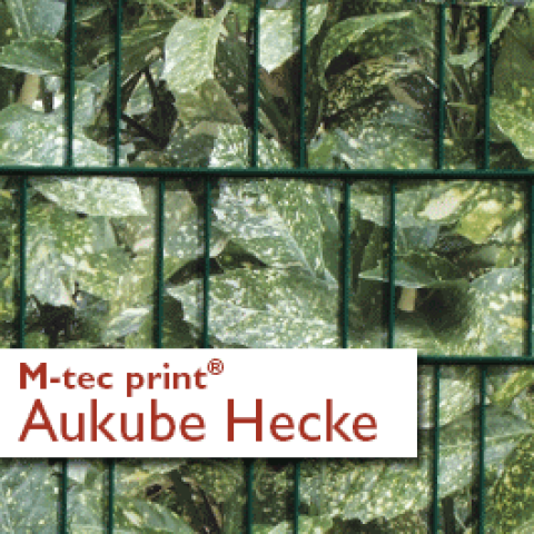 M-tec print®  Aukube Hecke