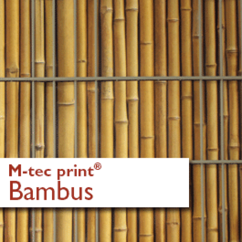 Zaunstreifen M-tec Print Motiv Bambus