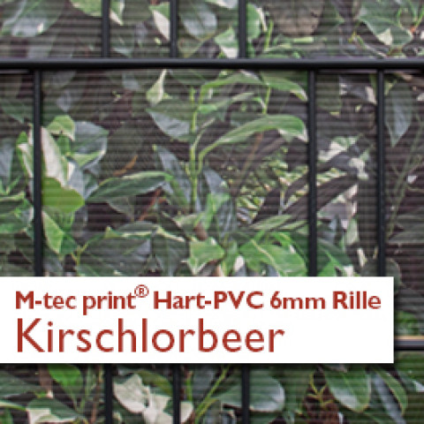 "M-tec print"® Hart-PVC Streifen bedruckt mit Sandsteinmauer - Motiv