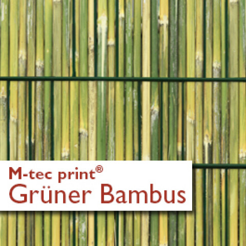 Zaunstreifen M-tec Print Motiv Bambus
