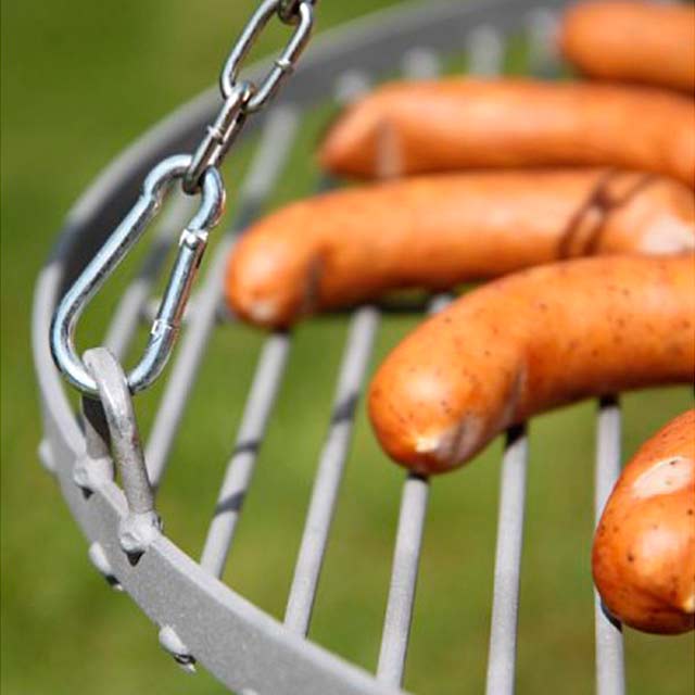 Dreibein Schwenkgrill mit Grillrost aus Stahl-Ø 50 cm Dreibein Schwenkgrill mit Grillrost aus Stahl-Ø 50 cm