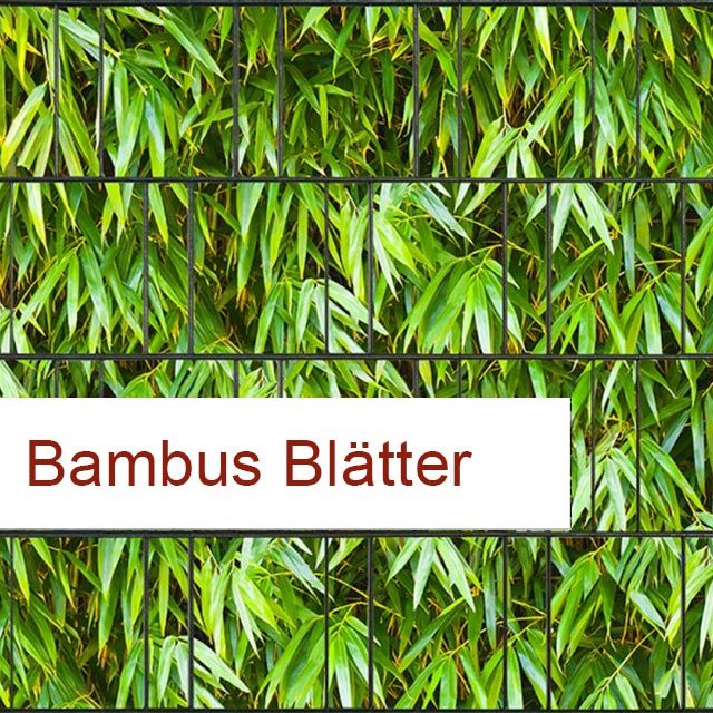 Sichtschutz Motiv Bambus Blätter Sichtschutz Motiv Bambus Blätter