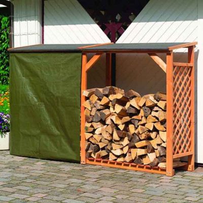 Kaminholzregal Wetterschutz Kaminholzregal Wetterschutz