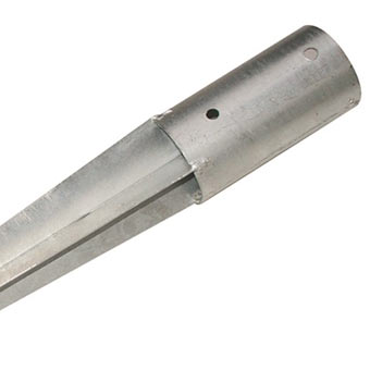 Bodeneinschlaghülse - Verzinkt-8 cm Bodeneinschlaghülse - Verzinkt-8 cm